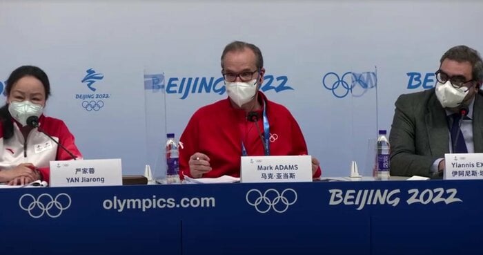 IOCの会見(北京 5日)