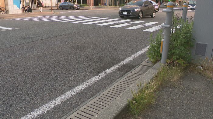 事故現場（新潟市中央区）