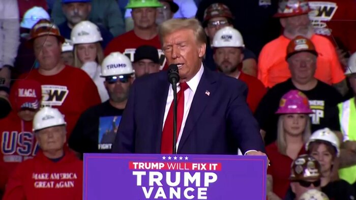 選挙戦では経済問題を訴えてきたトランプ氏