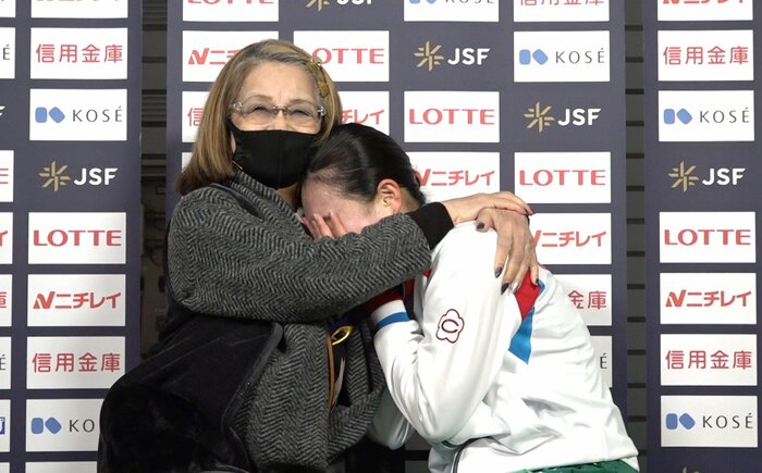 全日本を決め、キスクラで涙を流した荒木菜那