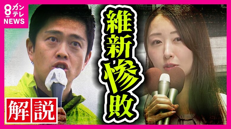 『維新惨敗』　日本維新の会　衆院補選東京・長崎で勝てず…　馬場代表「関西以外で小選挙区で勝つのは非常に厳しい」｜FNNプライムオンライン