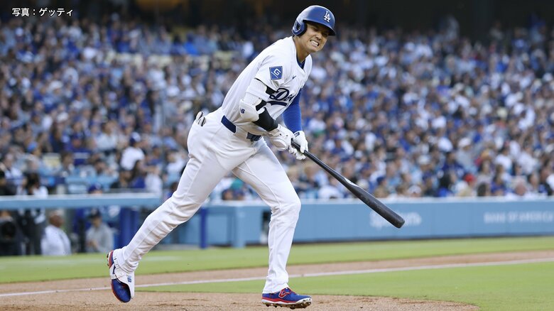 【速報】大谷翔平第1打席はセンターフライ　“打ち損じ”に悔しさいっぱいの表情｜FNNプライムオンライン