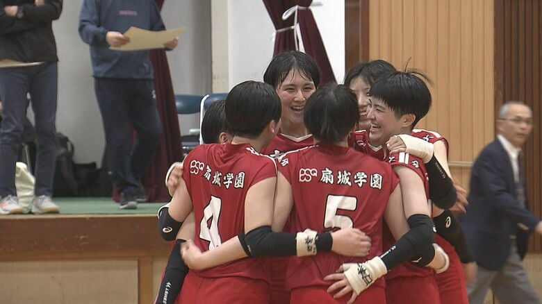 高校バレー大分県大会決勝　日本代表に選出・東九州龍谷の忠願寺莉桜選手が圧巻のプレー｜FNNプライムオンライン