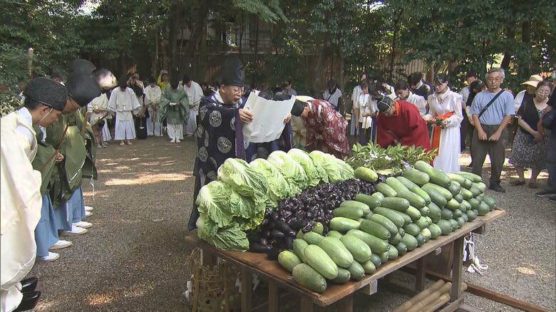 適度な摂取で“熱中症対策”にも…『漬物』発祥の地とされる神社で祭り 全国唯一の漬物の神様が祀られる｜FNNプライムオンライン