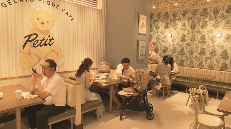 限定の“あんバタークレープ”も…『ジェラート ピケ カフェ プティ』松坂屋名古屋店の子供服売り場隣にオープン｜FNNプライムオンライン