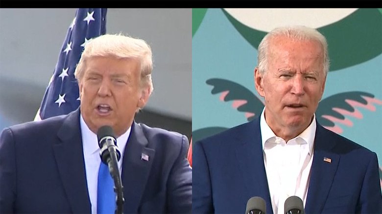 「スポットライト横取り」批判も 別々のテレビ番組に 米大統領選