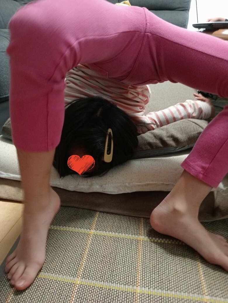 柔軟性が抜群の娘さん