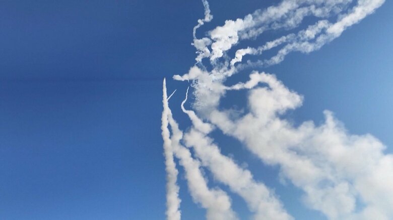 中国軍が台湾周辺で軍事演習