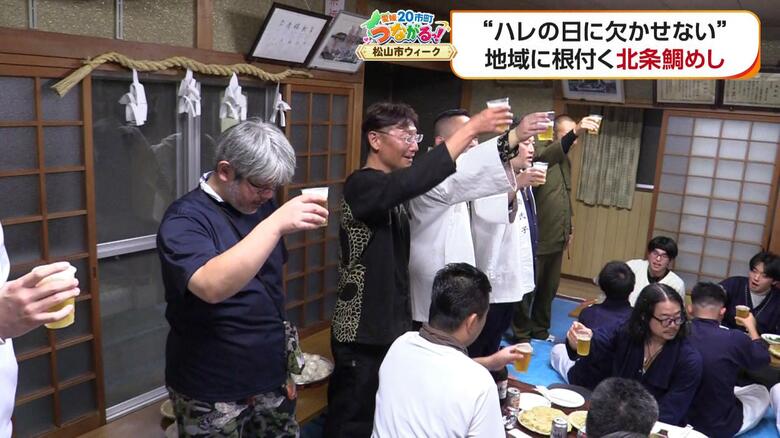鯛めしは祭りや祝いの席に欠かせないハレの料理