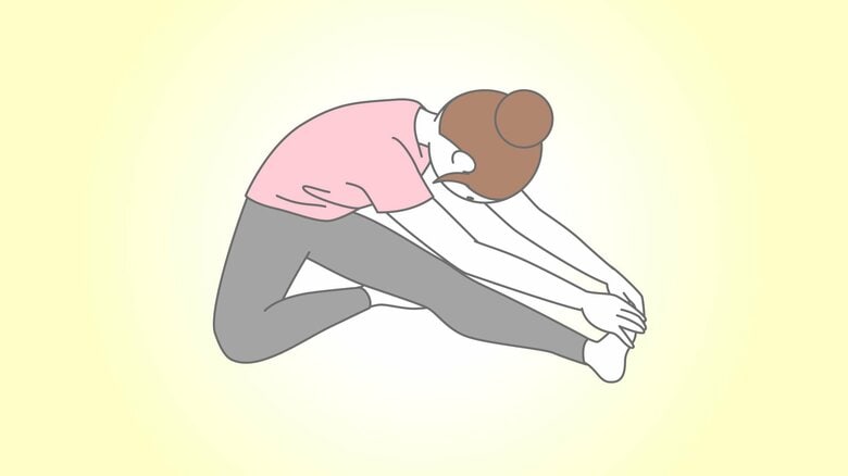 ふくらはぎ伸ばし