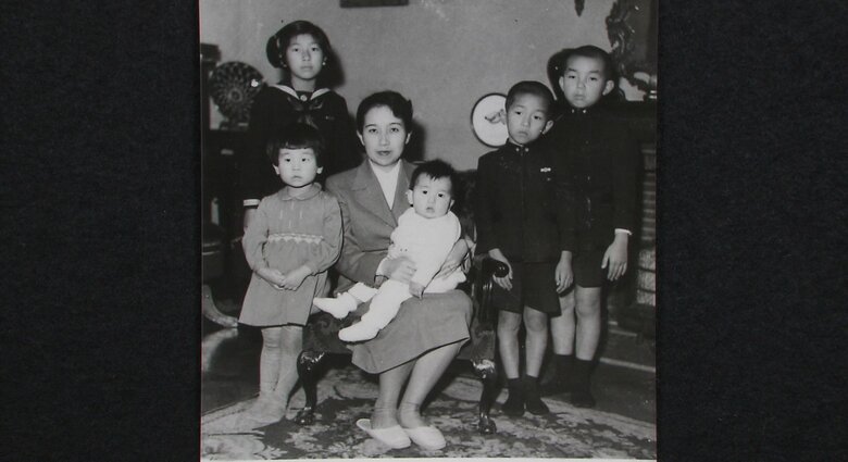 昭和30年（1955年） 百合子さまと三男二女のお子さま方