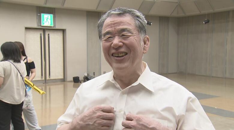 恩師の村山良治さん（塩尻市　7月30日）