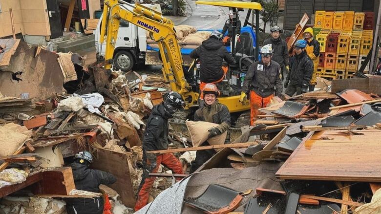 瓦礫の下から見つかった酒米