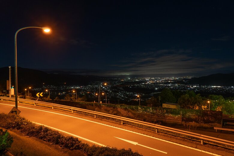 姨捨SA・下りからの夜景