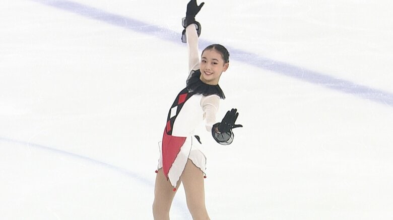 母親の手作り衣装で大会に臨んだ吉田菫