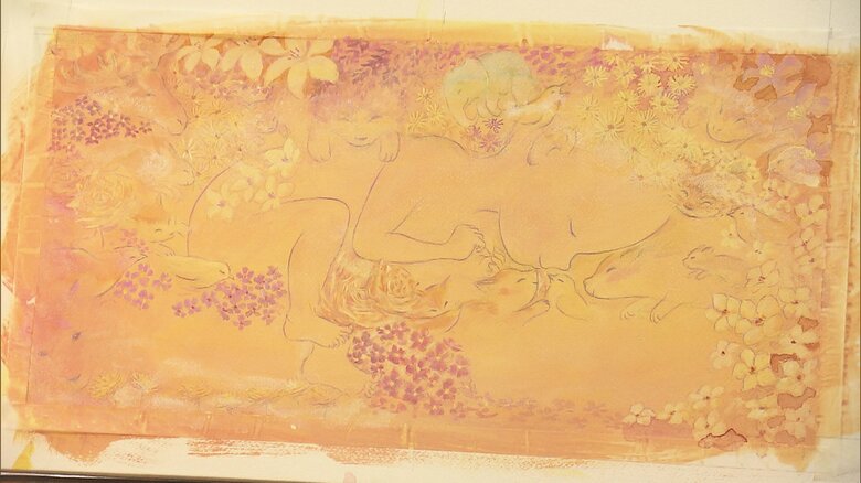 鈴木さんの原画（ⒸTEZUKA PRODUCTIONS, Mamoru Suzuki）