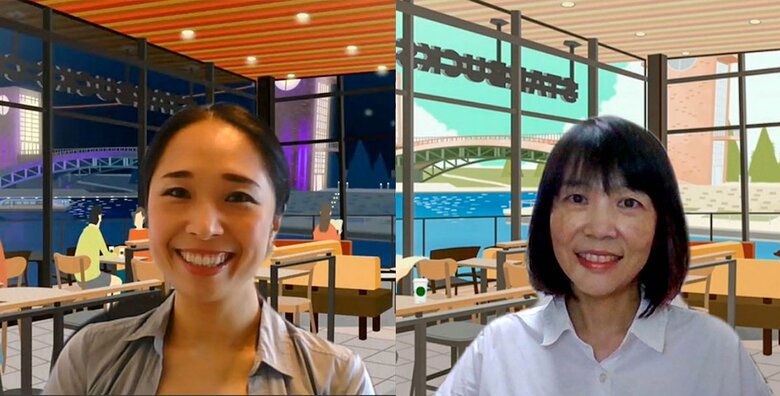 （左）ネスレ 大塚 幸さん　（右）スターバックス 安藤 真由美さん