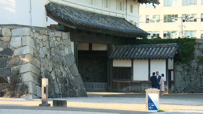 初の地方公務で佐賀城本丸歴史館を訪問される愛子さま　2024年10月11日

