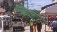 マニラ近郊で建設中の9階建てビル倒壊　がれきの中に作業員多数か　日本人巻き込まれたとの情報なし