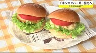 チキンハンバーガー発売へ 地元の食材で<岩手・九戸村>