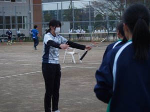 先生たちを部活から