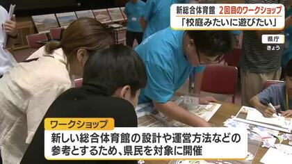 「校庭みたいにアリーナを使いたい」新総合体育館ワークショップ　鹿児島市