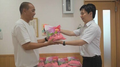 「新米、ぜひ子供たちに」ハナエチゼン300キロを寄贈　児童養護施設や乳児院など9施設へ　コメ集荷・卸売り「福井精米」が10年前から継続