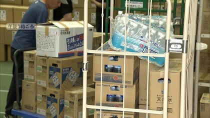 熊本地震の被災地で続く断水、物資の受け入れ一部再開も　8日以降に飲み水など大量に届く予定