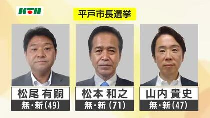 平戸市長選挙　今夜遅くに大勢判明へ