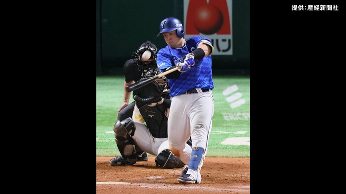 日本シリーズ第5戦でホームラン 提供:産経新聞社