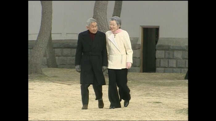 平成17（2005）年2月　葉山御用邸でご静養（神奈川・葉山町）