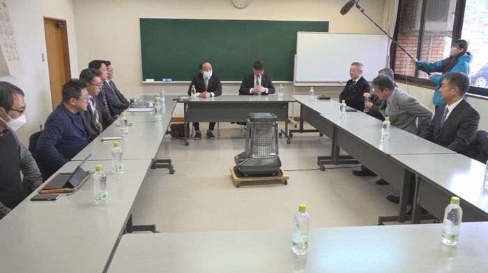 1月14日の自民党鯖江支部の臨時役員会