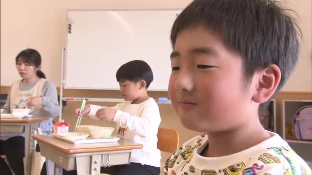 一年生の琉清くんも大熊町での学校生活を楽しむ