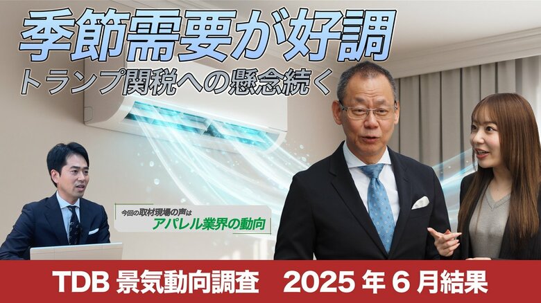 2025年6月の景気動向最新レポート：季節需要の先取りと半導体・自動車が回復基調、アパレル業界は苦戦するも異業種参入の新たな動きも