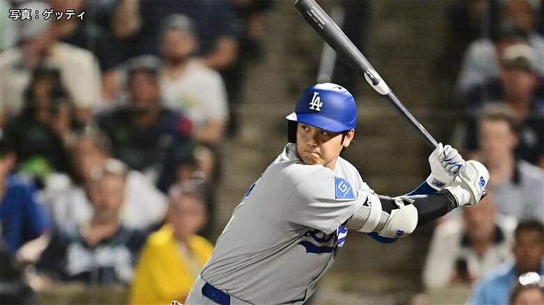 緊急降板から“復活”の大谷翔平…4打数2安打1得点と4試合ぶりの複数安打をマーク　試合もドジャースが勝利　バットが折れるハプニングも｜FNNプライムオンライン