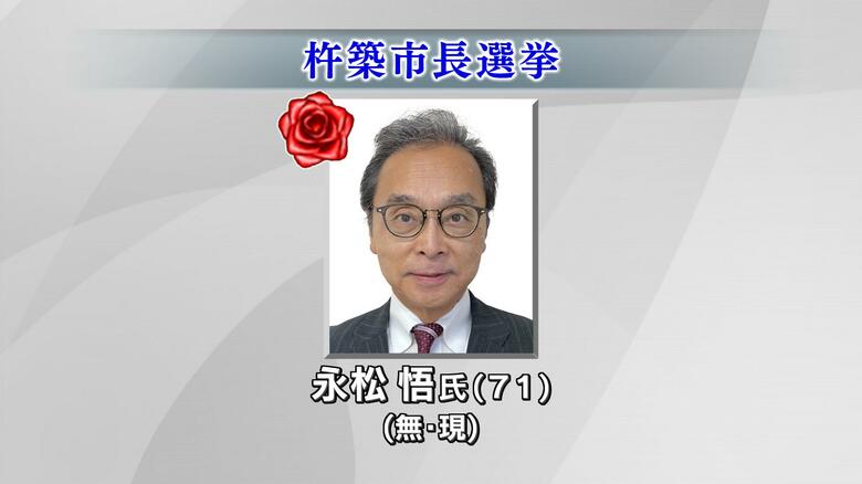 杵築市長選挙　現職の永松悟氏が当選　大分｜FNNプライムオンライン