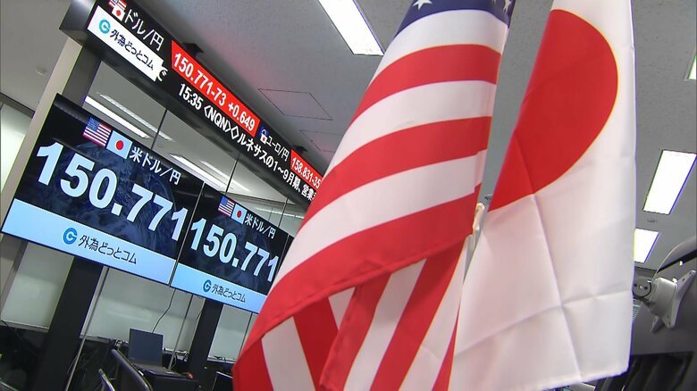 10月26日、東京外国為替市場の円相場は一時1ドル＝150円台後半まで値下がりした