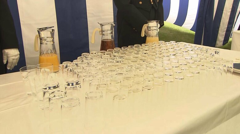 今回はソフトドリンクのみの提供