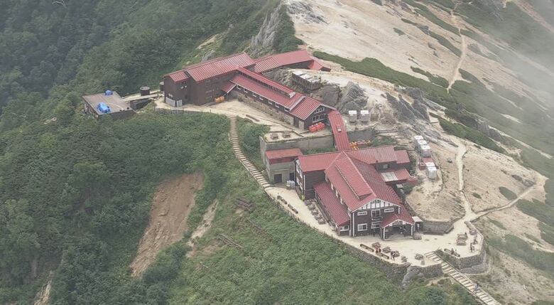 山小屋などに残った登山者は全員下山