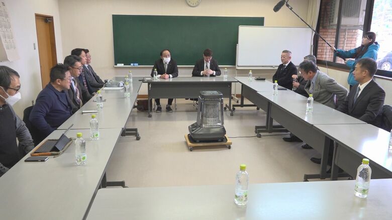 1月14日の自民党鯖江支部の臨時役員会