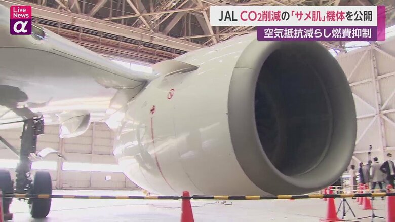 JALが発表した新しい機体の大型機