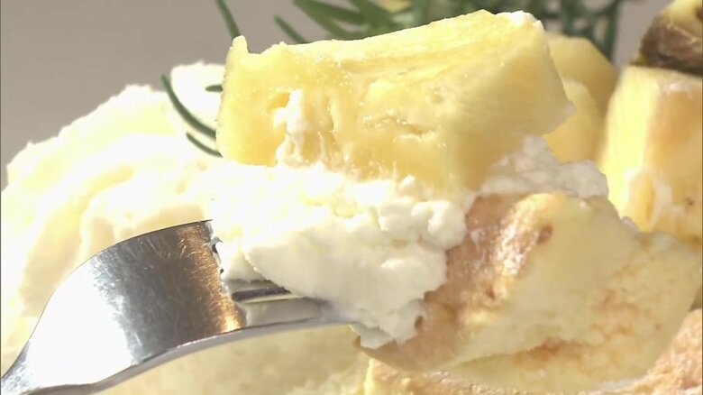 口の中でじゅわっと溶けてなくなる新食感のパンケーキ