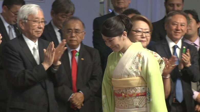 ブラジルを訪問し日本人移住110周年記念式典に出席した小室眞子さん　2018年7月
