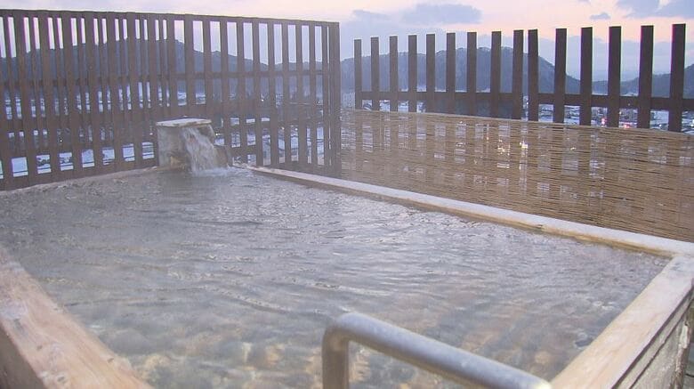 源泉かけ流しの温泉