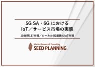 5G SA・6G におけるIoT／サービス市場の実態を調査、2025年の市場規模は約12兆6,500億円に