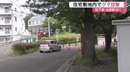 「鳴き声が聞こえ外を見たら…」台原の住宅敷地内でクマ目撃　宮城県は「クマ出没特別警報」の運用を開始