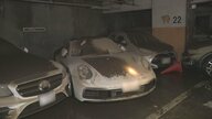 地下2階は天井にまで被害の爪痕…水没した地下駐車場の内部を記者が取材 計274台の撤去は「来週以降」