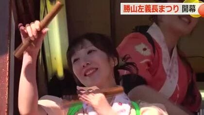 「蝶よ花よ」お囃子が勝山の町に響く　奥越に春を呼ぶ勝山左義長まつり開幕　福井