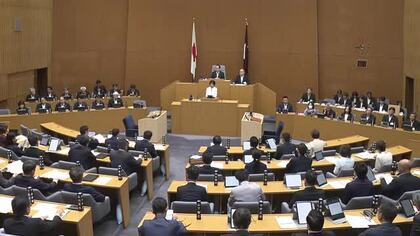 広島県議会 ６月定例会開会　県は物価高対策など１２７億円を計上　県立高校の再編を見据えた予算も