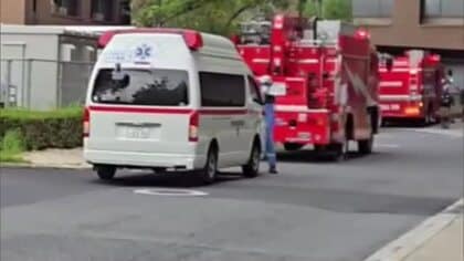 広島大学で火事　３人が病院に搬送　命に別条なし　実験で使用した不要な油に引火したか 広島・東広島市